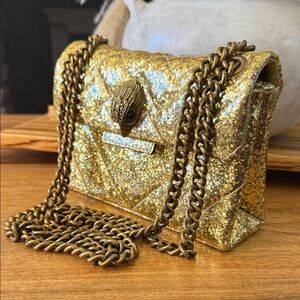 Kurt Geiger Gold Crossbody Bag
